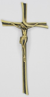 K8P3 ZC. Krzyż nagrobny z Chrystusem 38x19cm.