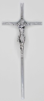 K21P2 S.  Krzyż srebrny 47x20cm. 