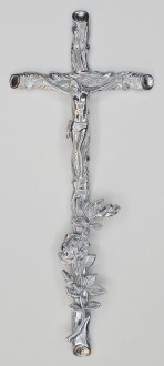 K25P3D1 S. Krzyż srebrny drzewko 48x20cm. 