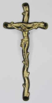 K25DP1 ZC. Krzyż gałązka zdobiony 58x27cm. 
