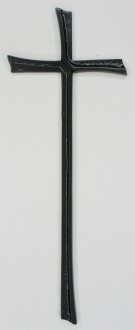 K7P3 C. Krzyż długi czarny 53x20cm.