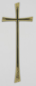 K24 ZC. Krzyż bez Pana Jezusa na pomnik 38x15cm. 