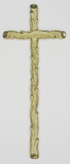 K25 P. Krzyż drzewko złoty 48x20cm.