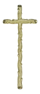 K25 P. Krzyż drzewko złoty 48x20cm.