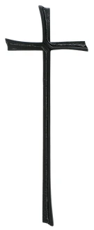 K7P3 C. Krzyż długi czarny 53x20cm.