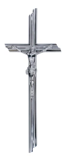 K34P2 S.  Krzyż srebrny chrom PRODUCENT 53x21cm. 