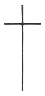 K27 C. Krzyż cienki gałązka bez wizerunku 48x21cm.