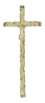 K25P3 P. Krzyż drzewko złoty jasny 48x20cm.