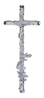 K25P3D1 S. Krzyż srebrny drzewko 48x20cm. 