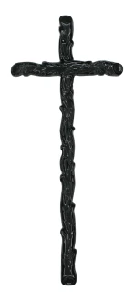 K25 C. Krzyż zdobiony bez dodatków nagrobkowy 48x20cm.