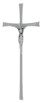 K10P4 S. Krzyż klasyk srebrny 36x14cm.