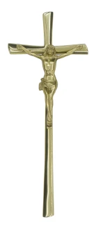 K43P2 P.   Krzyż złoty nagrobny 47x19cm.  