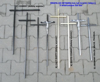 KRZYŻE Z PRĘTÓW 4 KOLORY
